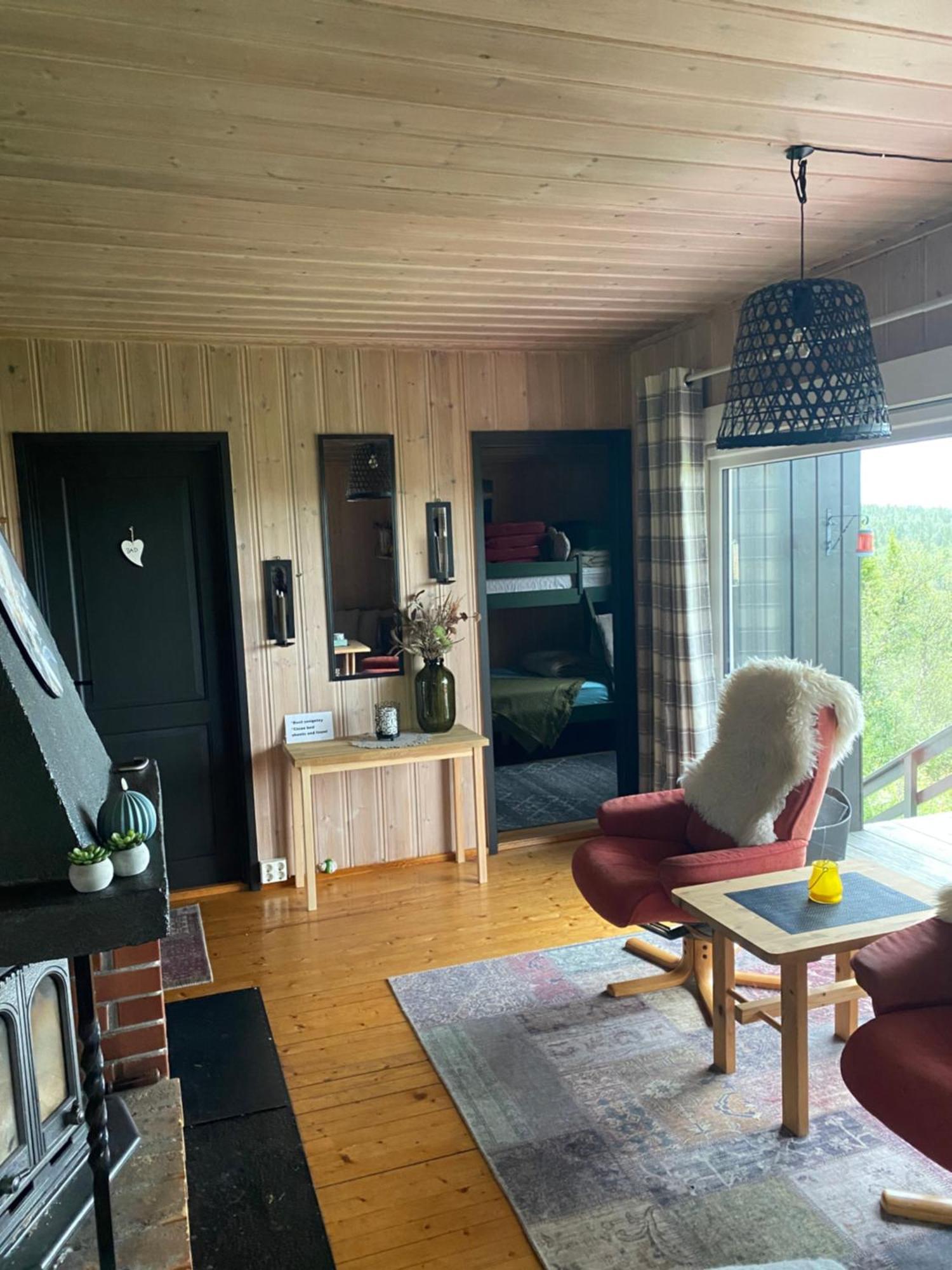 Cabin In The Mountain, Outstanding View & Solar Energy Vollen Kültér fotó